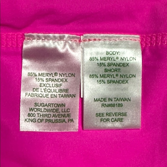 Lilly Pulitzer Luxletic 13" Multicolor Tennis Pocket Skirt Skort Pink Blue Small - Picture 11 of 11